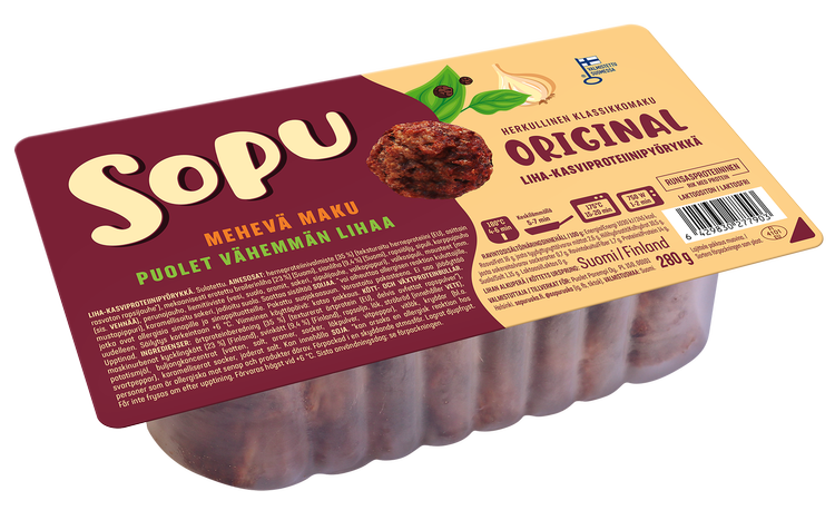 BlackGrain-enhanced Sopu hybrid meatballs now available in Finnish food stores 